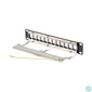 Kép 5/5 - Lanberg 12-port Patch Panel 1U Black