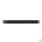 Kép 2/4 - Lanberg 19" PDU/elosztósor 1U 16A 3m 9x Schuko aljzat
