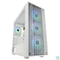 Kép 3/8 - LC Power LC-810W Bright Crawler X Tempered Glass White gépház