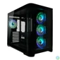 Kép 2/8 - LC Power Gaming 8001B Tempered Glass Pro-Storm Dark gépház