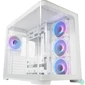 Kép 1/4 - LC Power Gaming 8001W Tempered Glass Pro-Storm Light gépház