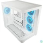 Kép 2/4 - LC Power Gaming 8001W Tempered Glass Pro-Storm Light gépház