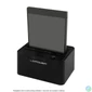 Kép 3/6 - LC Power LC-DOCK-25-C HDD docking station Black mobilrack / beépítő keret