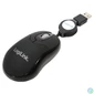 Kép 2/3 - Logilink ID0016 mouse optical USB mini with retractable cable Black egér