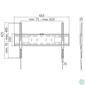 Kép 4/4 - Logilink BP0017 37"-70" TV Wall Mount Fixed Black