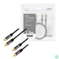 Kép 4/4 - Logilink Audio cable 2x RCA/M to 2x RCA/M 1,5m Black kábel