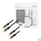 Kép 5/5 - Logilink Audio cable 2x RCA/M to 2x RCA/M 2m Black kábel