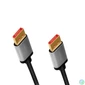 Kép 2/5 - Logilink DisplayPort cable DP/M to DP/M 8K/60Hz alu 2m Black/Grey kábel