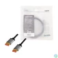Kép 5/5 - Logilink DisplayPort cable DP/M to DP/M 8K/60Hz alu 2m Black/Grey kábel