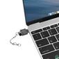 Kép 3/3 - Logilink USB-C to microSD as a key chain Card Reader Black kártyaolvasó