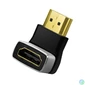 Kép 6/7 - Logilink HDMI adapter A/M to A/F 90° angled 8K/60 Hz Black/Grey speciális átalakító