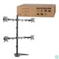 Kép 5/5 - Logilink BP0046 13"-32" Quad Monitor Stand Black