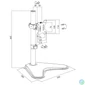 Kép 2/4 - Logilink BP0044 13"-32" Monitor Desk Stand Black