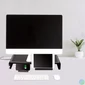 Kép 7/8 - Logilink Ergonomic tabletop monitor riser Black