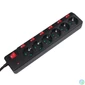 Kép 1/3 - Logilink LPS233 Túlfeszültségvédő Kapcsolóval 6DIN 1,5m Black