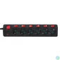 Kép 3/3 - Logilink LPS233 Túlfeszültségvédő Kapcsolóval 6DIN 1,5m Black