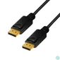 Kép 1/4 - Logilink DisplayPort Cable DP 1.4 M/M 2m Black kábel