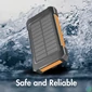 Kép 8/8 - Logilink PA0304 8000mAh PowerBank Orange/Black