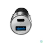 Kép 3/5 - Logilink USB car charger 1x USB-C PD 1x USB-A QC 36W Grey töltő