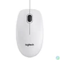 Kép 1/4 - Logitech B100 Optical USB Mouse White egér