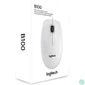 Kép 4/4 - Logitech B100 Optical USB Mouse White egér