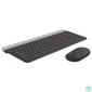 Kép 3/5 - Logitech MK470 Slim Wireless Keyboard and Mouse Combo Black/Silver DE billentyűzet