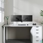 Kép 5/5 - Manhattan Universal Gas Spring Dual Monitor Wall Mount Black