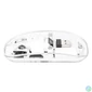 Kép 2/5 - Manhattan Rechargeable Wireless USB Mouse Transparent egér