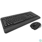Kép 1/3 - MS Alpha M300 Wireless mouse and keyboard set Black US billentyűzet