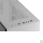 Kép 3/4 - MS Fighter S301 Gaming Tempered Glass Window White gépház