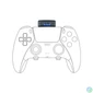 Kép 4/5 - Nacon External Battery for PlayStation5 DualSense Edge Wireless Controllers