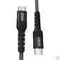Kép 3/5 - Next One Braided USB-C to USB-C Cable Space Gray kábel