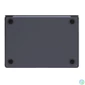 Kép 5/6 - Next One Safeguard for MacBook Air 15" M3/M2 Smoke Black
