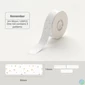 Kép 2/5 - NIIMBOT T14*50-130 Thermal Label Color címkenyomtató szalag