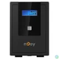 Kép 1/4 - Njoy UPCMTLS615HCAAZ01B Cadu 1500 LCD 1500VA UPS szünetmentes tápegység