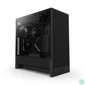 Kép 1/6 - NZXT H5 Flow (2024) Tempered Glass Black gépház