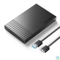 Kép 1/3 - Orico 2526U3-V1 2,5" USB3.0 Hard Drive Enclosure Black mobilrack / beépítő keret