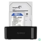 Kép 2/5 - Orico 6218US3-EU 2,5"/3,5" HDD/SSD USB3.0 Hard Drive Dock Black