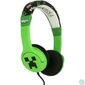 Kép 1/5 - OTL Technologies Minecraft Creeper Headphones Green