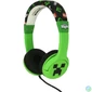 Kép 2/5 - OTL Technologies Minecraft Creeper Headphones Green