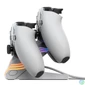 Kép 5/5 - PDP PlayStation 5 White Afterglow Wave Dual Charger