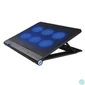 Kép 1/5 - Platinet PLCP6FB Laptop Cooler Pad 6 Fans Blue LED Black