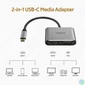 Kép 3/6 - Promate  MediaHub-C2 High Definition USB-C Display Adapter speciális átalakító