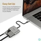 Kép 6/6 - Promate  MediaHub-C2 High Definition USB-C Display Adapter speciális átalakító