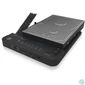 Kép 5/6 - Raidsonic IB-2913MCL-C31 Docking Station Black mobilrack / beépítő keret