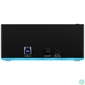 Kép 5/5 - Raidsonic IcyBox IB-127CL-U3 Docking & Clone Station 2,5/3,5" USB3.0 Black mobilrack / beépítő keret