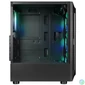 Kép 5/6 - Rampage SHIVA RGB Tempered Glass Black gépház