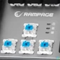 Kép 7/8 - Rampage KB-R28 BLADE PLUS Gaming Keyboard Black HU billentyűzet