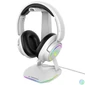 Kép 1/5 - Rampage Tower T14 RGB Headset Stand White