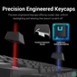 Kép 6/7 - Redragon Kumara 2 Red LED Backlight Red Mechanical Gaming Keyboard Black HU billentyűzet